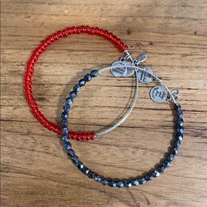 Alex & Ani beaded bracelets